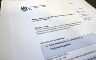 Tilsynsrapport efterår 2018